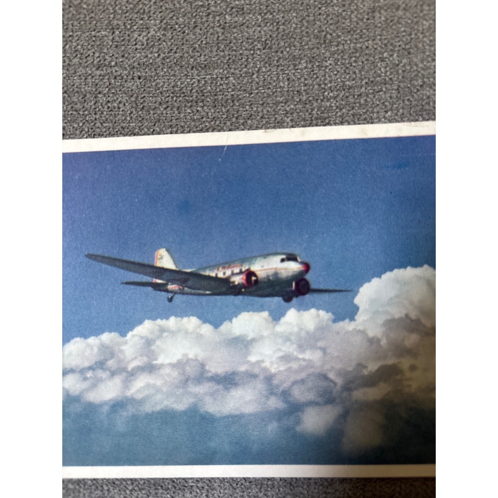 Vtg American Airlines Postcard Flagship Aircraft In Flight Ivan Dmitri T-150 B - Picture 2 of 5